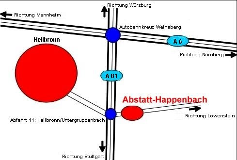 Anklicken der Karte öffnet die Detailkarte von Abstatt- Happenbach